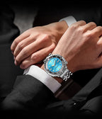 New LIGE Fashion Watches Sports Waterproof Watches Quarzt Stainless Steel Wristwatch 50M Diving Date Watch Men relogio masculino