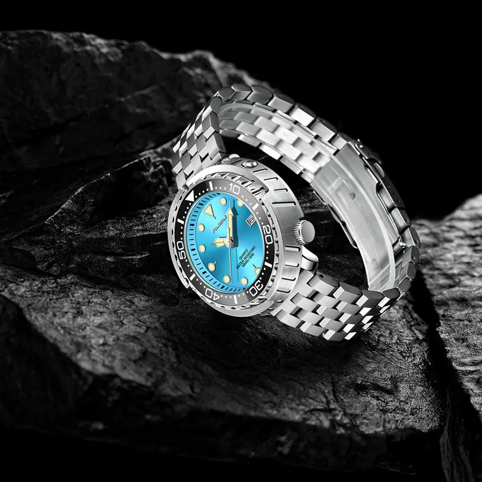 New LIGE Fashion Watches Sports Waterproof Watches Quarzt Stainless Steel Wristwatch 50M Diving Date Watch Men relogio masculino