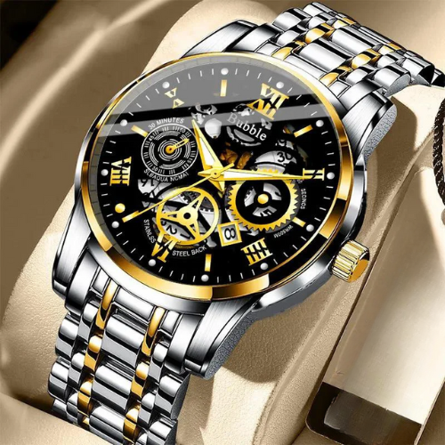 HORASIO DualForce Skeleton GoldSteel — 42mm