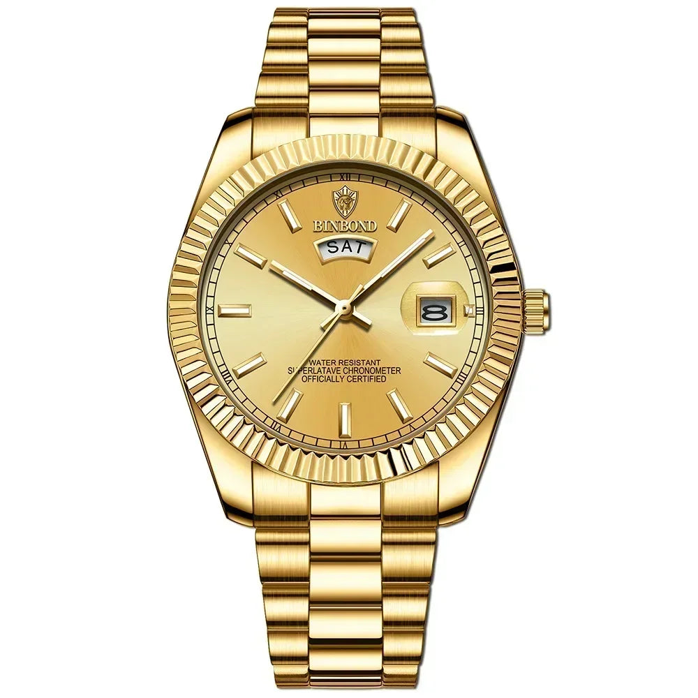 HORASIO Imperial Gold — 40mm Men’s Watch BINBOND
