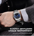 HORASIO Emerald Prestige Steel — 40mm NIBOSI