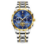 HORASIO RoyalBlue ChronoSteel — 42mm PENGAGAR