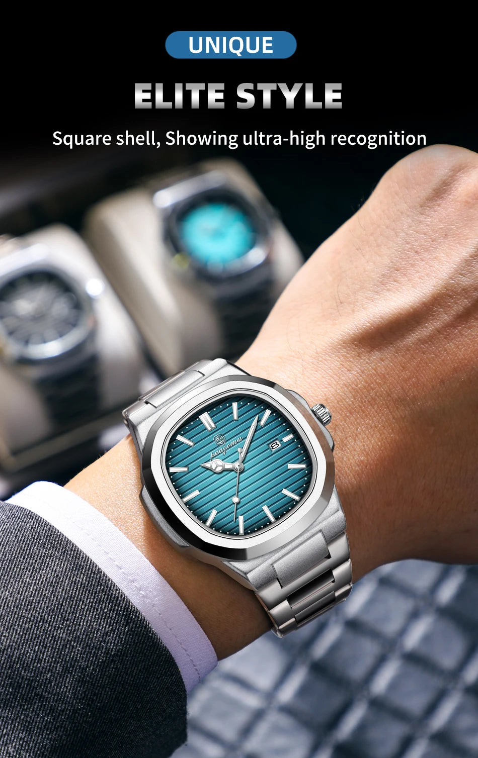 HORASIO AquaMaster Steel — 42mm PENGAGAR