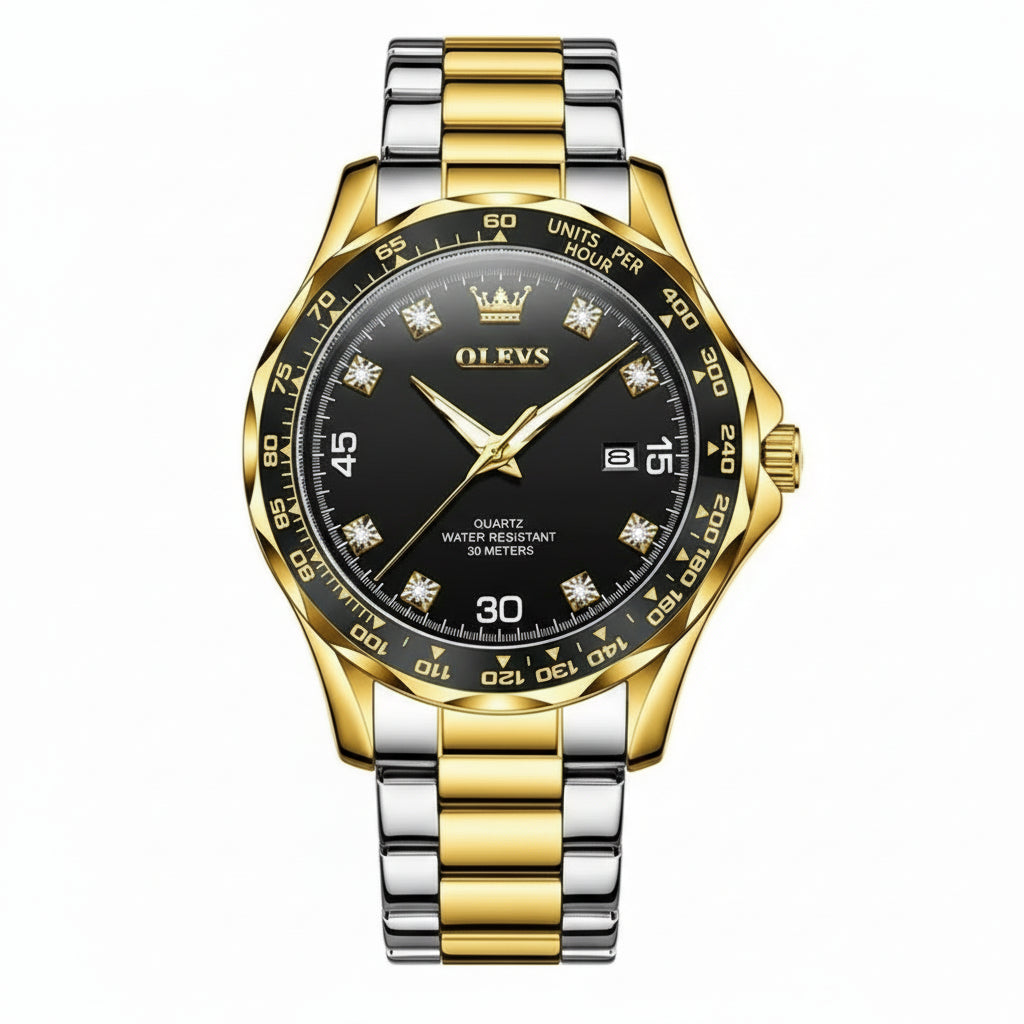 HORASIO BlackGold Diver — 41mm OLEVS