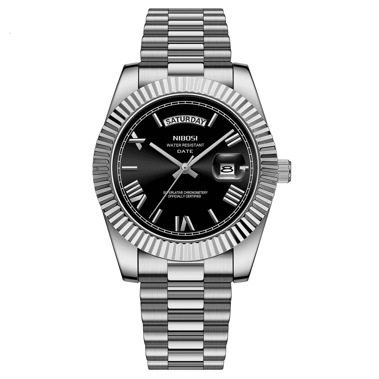 HORASIO Emerald Prestige Steel — 40mm NIBOSI