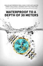 HORASIO RoyalBlue ChronoSteel — 42mm PENGAGAR