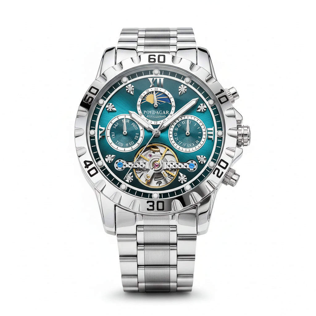 HORASIO Chrono Specter Steel — 44mm POEDAGAR