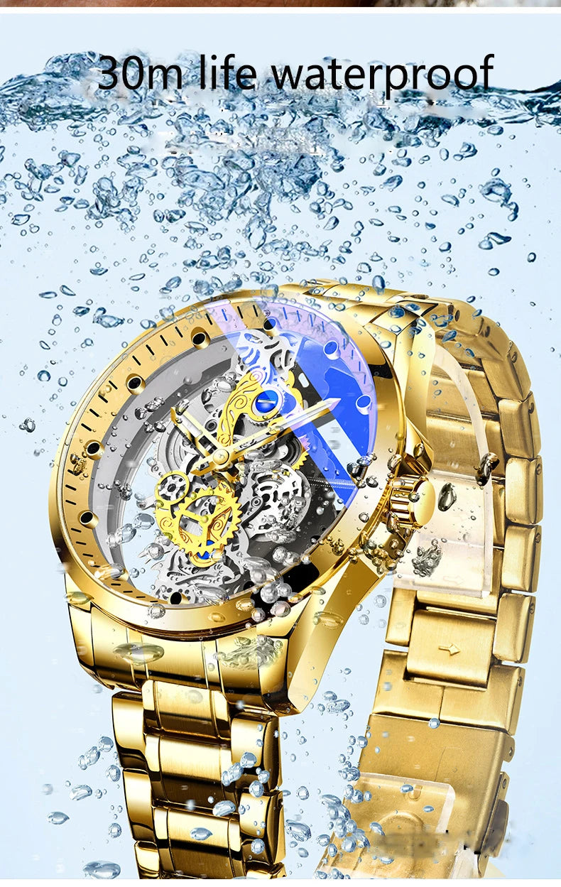 HORASIO CrystalGear Skeleton — 40mm (Quartz)